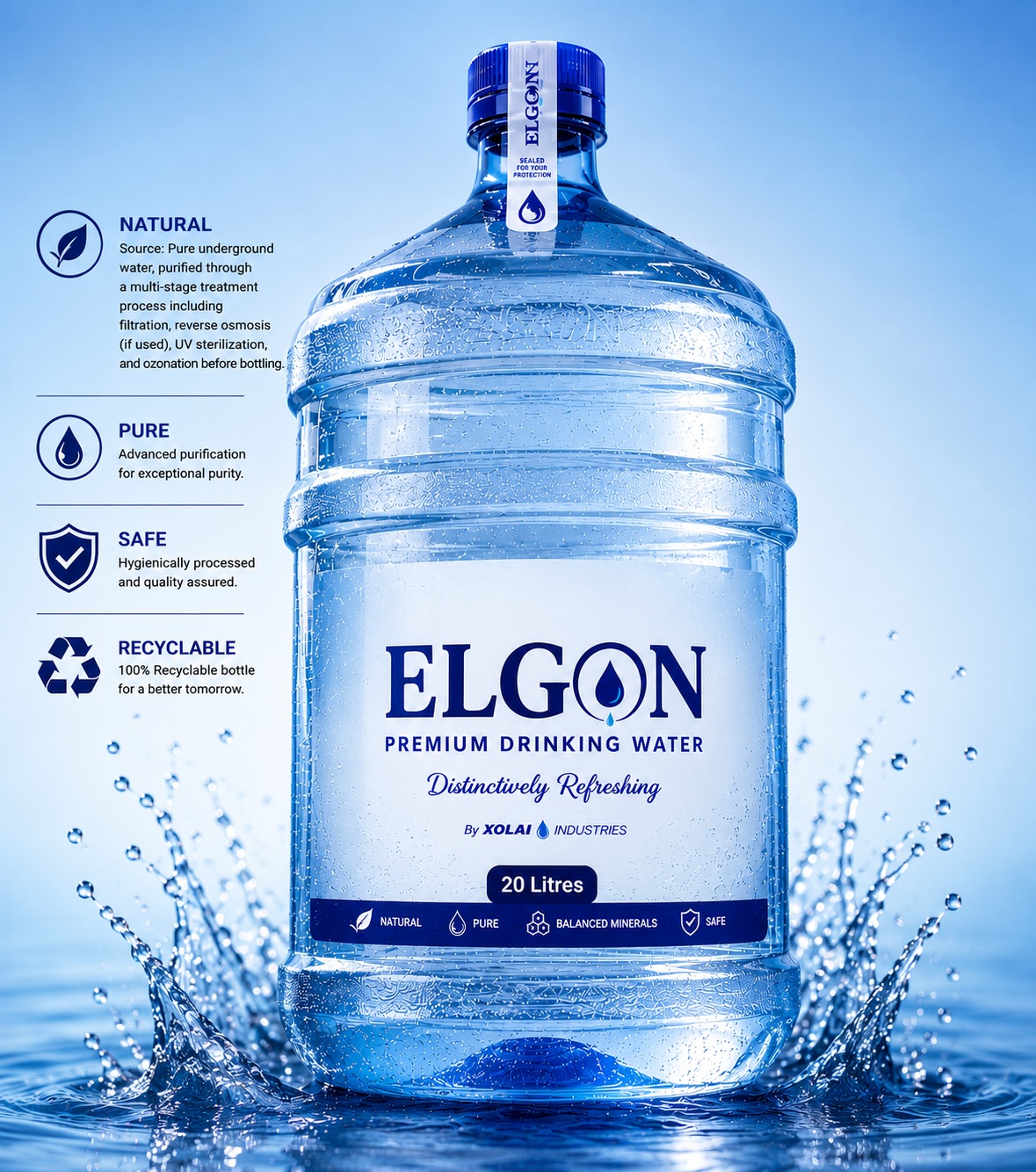 Elgon 20 Litre Jar